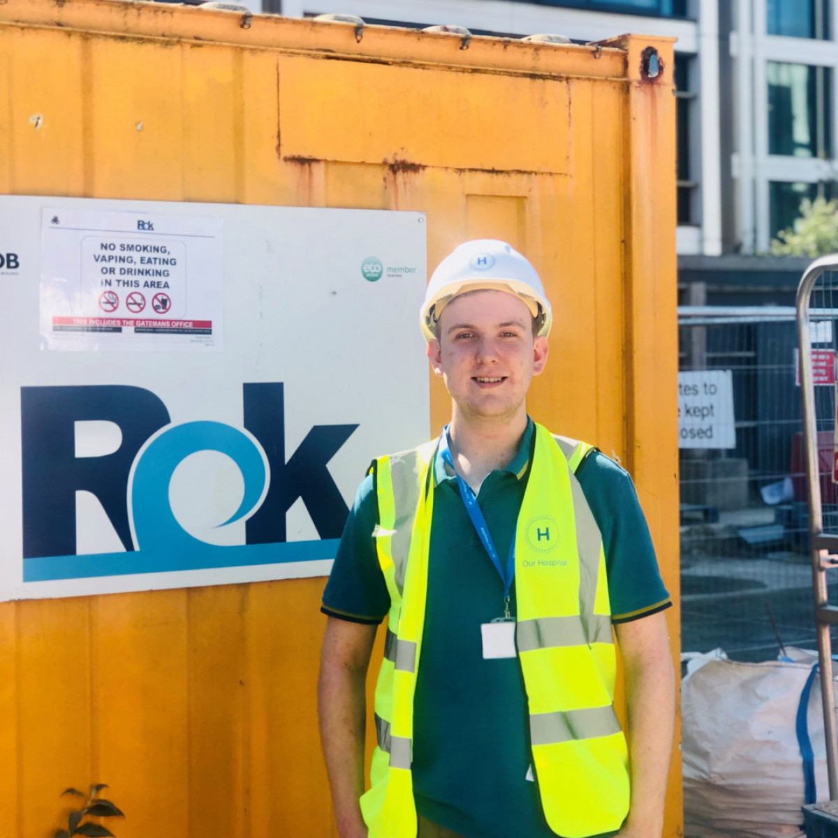 Student Sam returns for second work placement