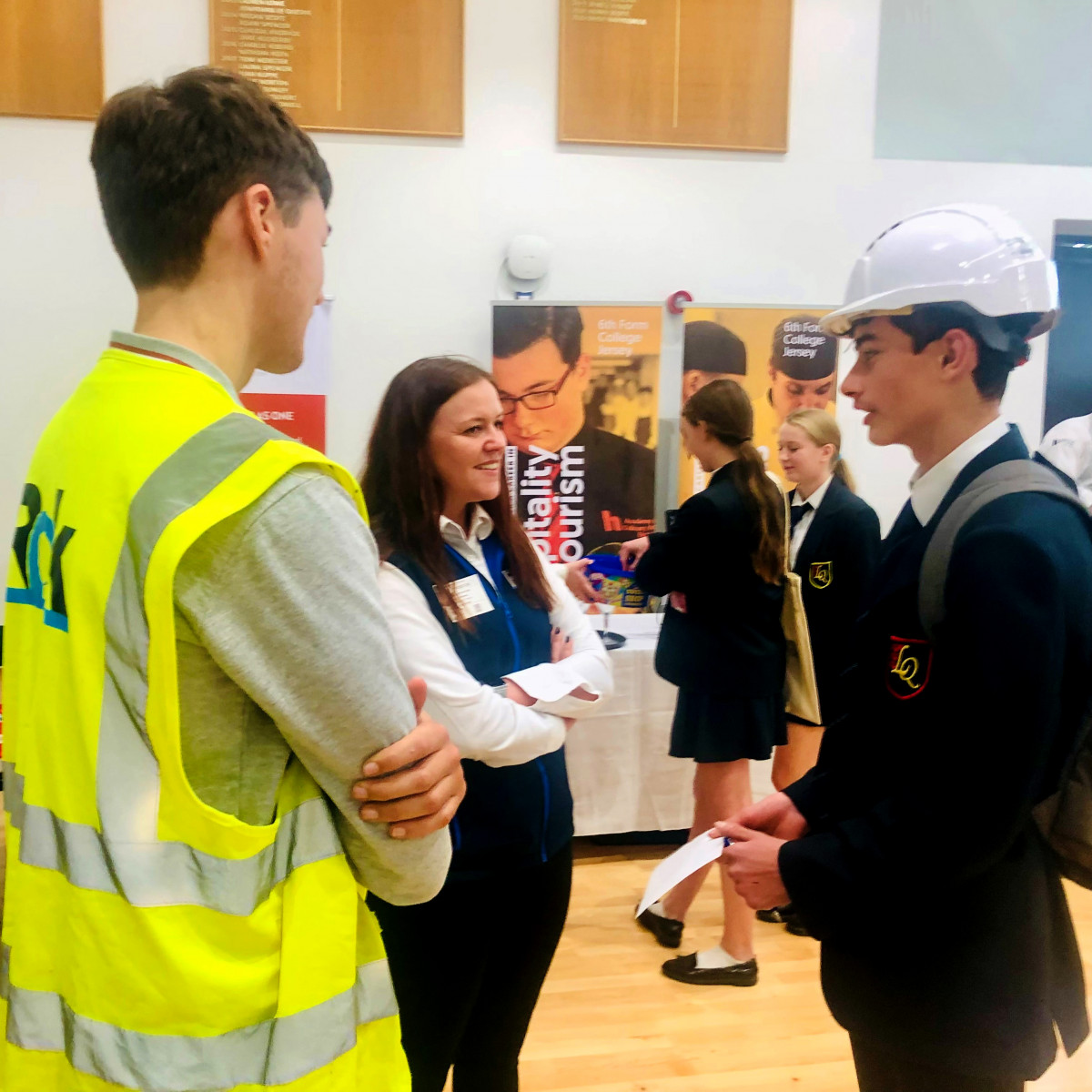 Rok team at Les Quennevais Careers Fair