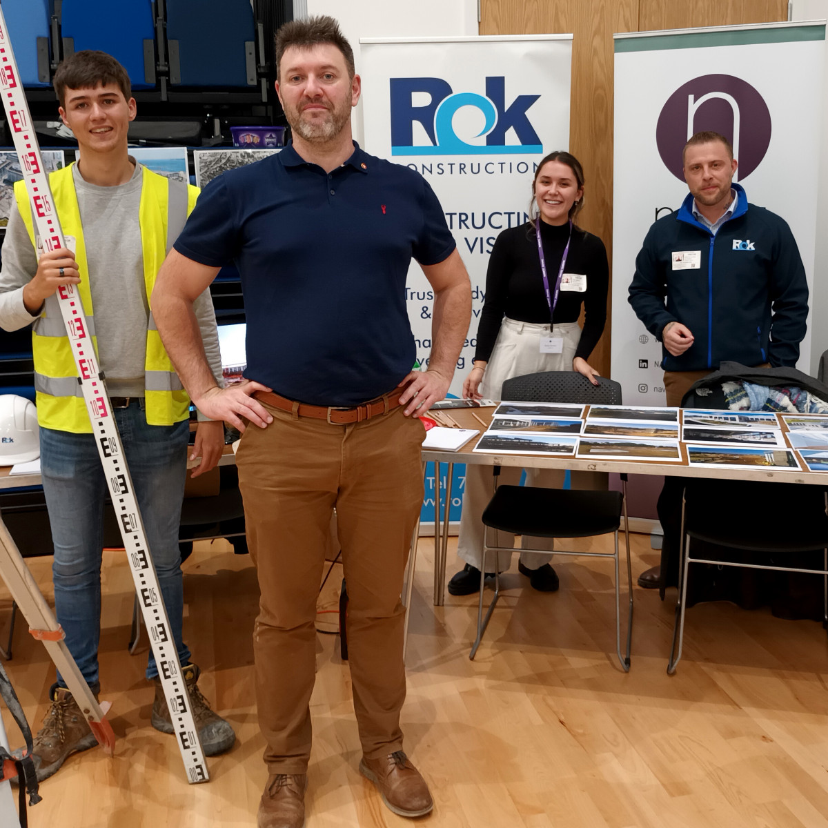 Rok team at Les Quennevais Careers Fair