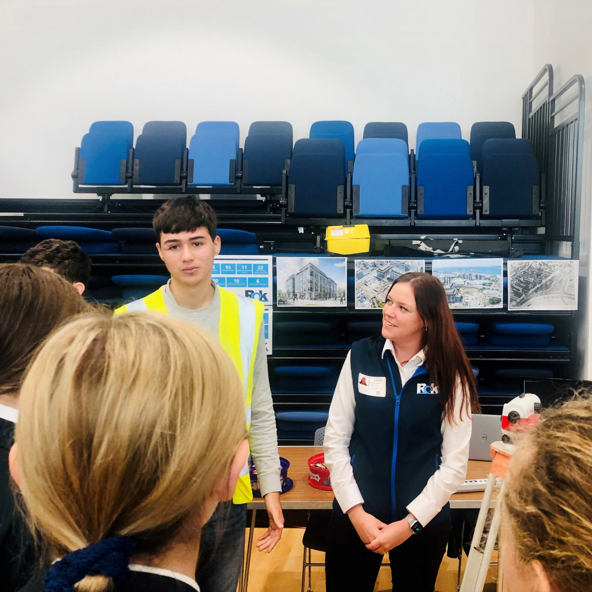 Rok team at Les Quennevais Careers Fair