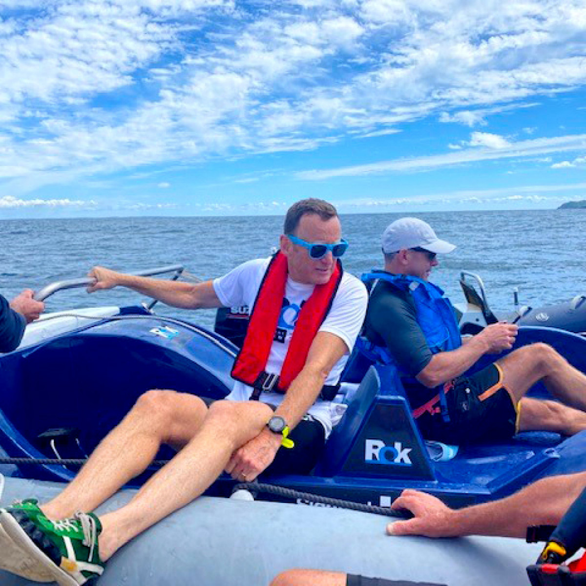 Rok team braves waves for Headway