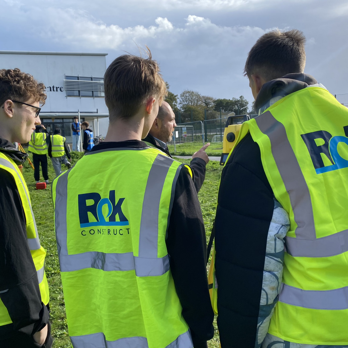 Rok leads Hautlieu students' land surveys