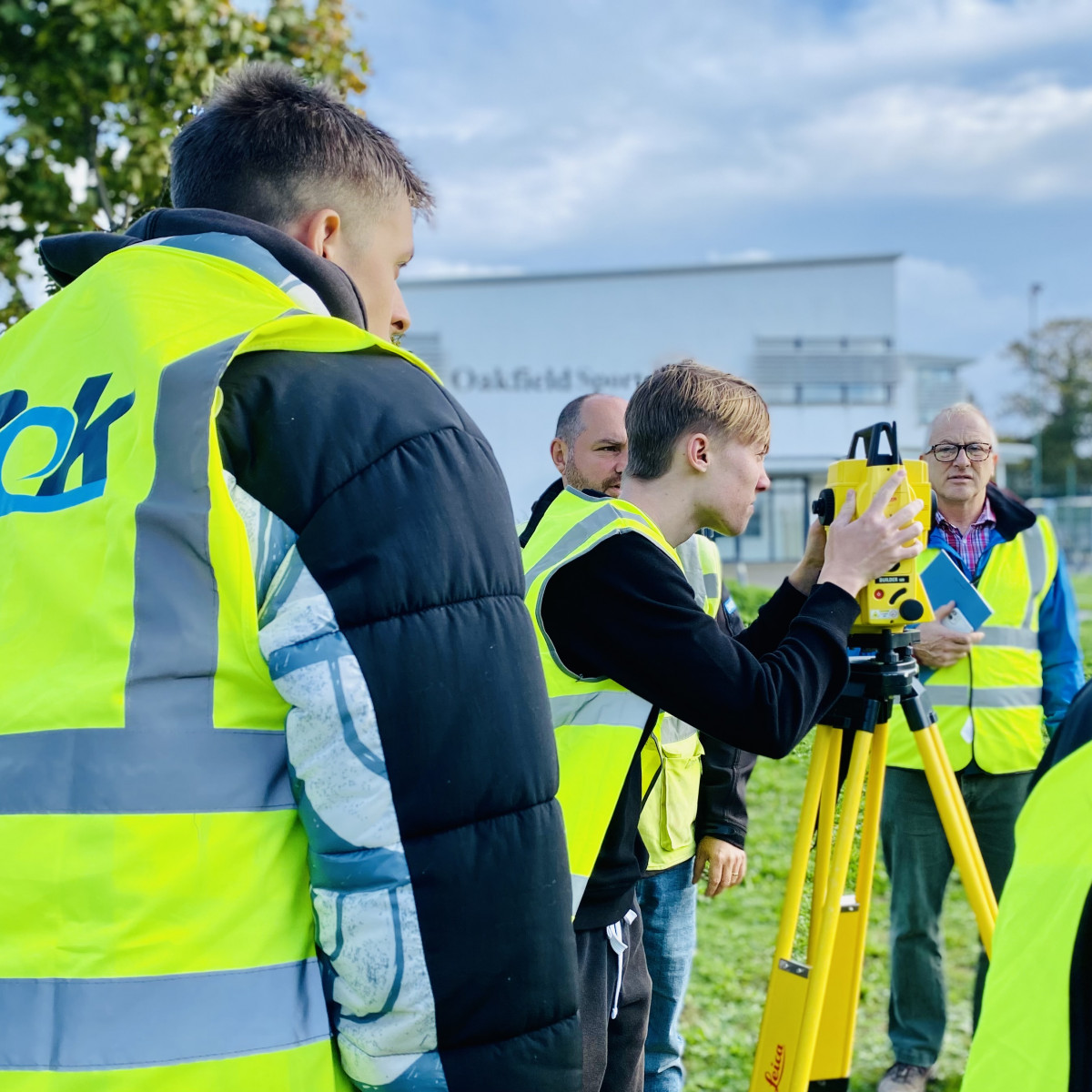 Rok leads Hautlieu students' land surveys
