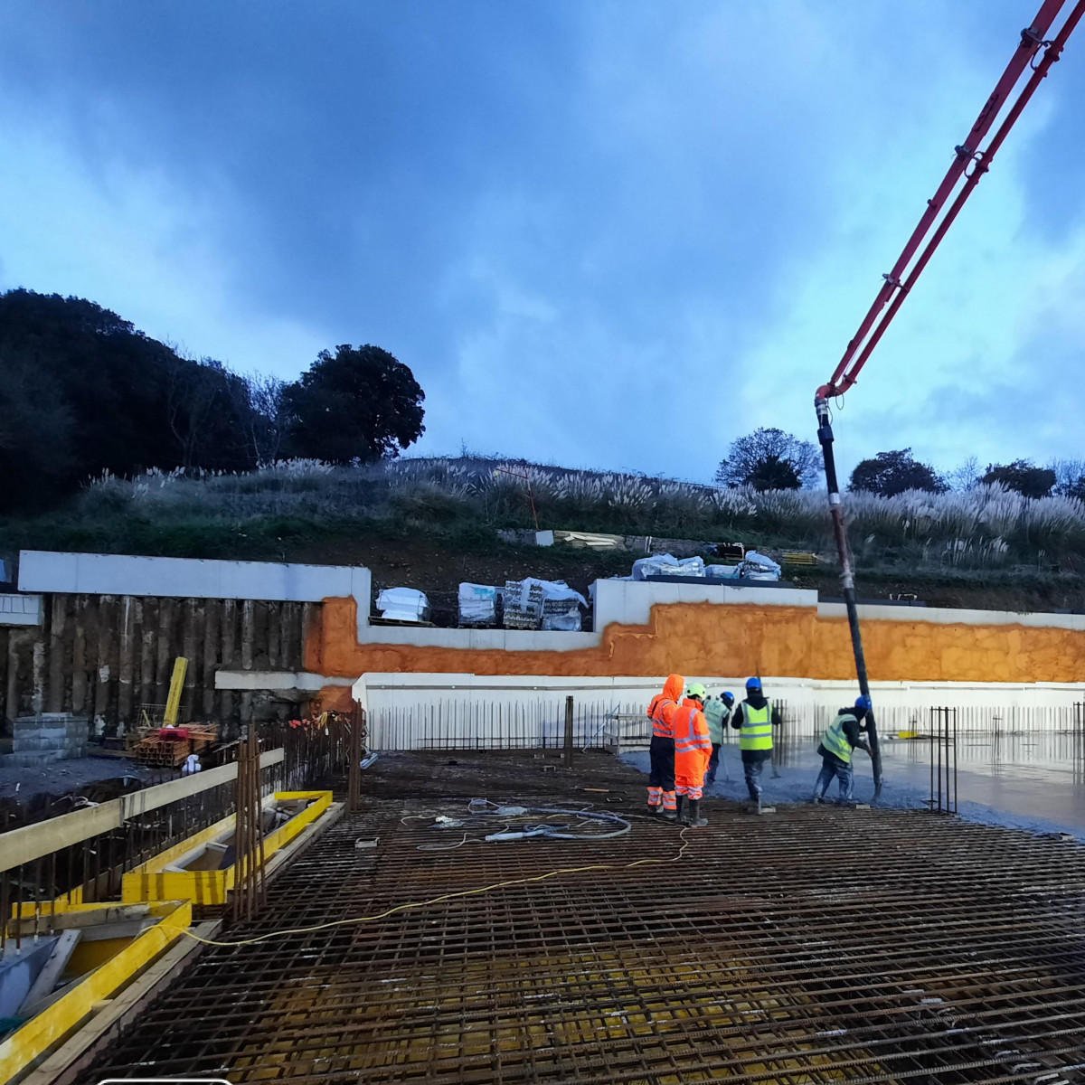 One of Rok's biggest concrete pours to date