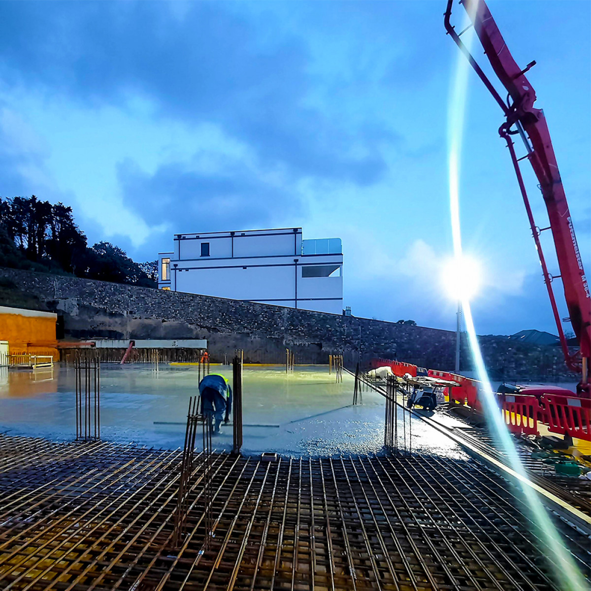 One of Rok's biggest concrete pours to date