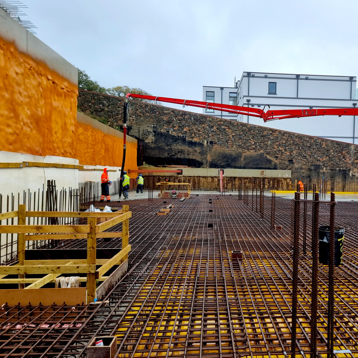 One of Rok's biggest concrete pours to date