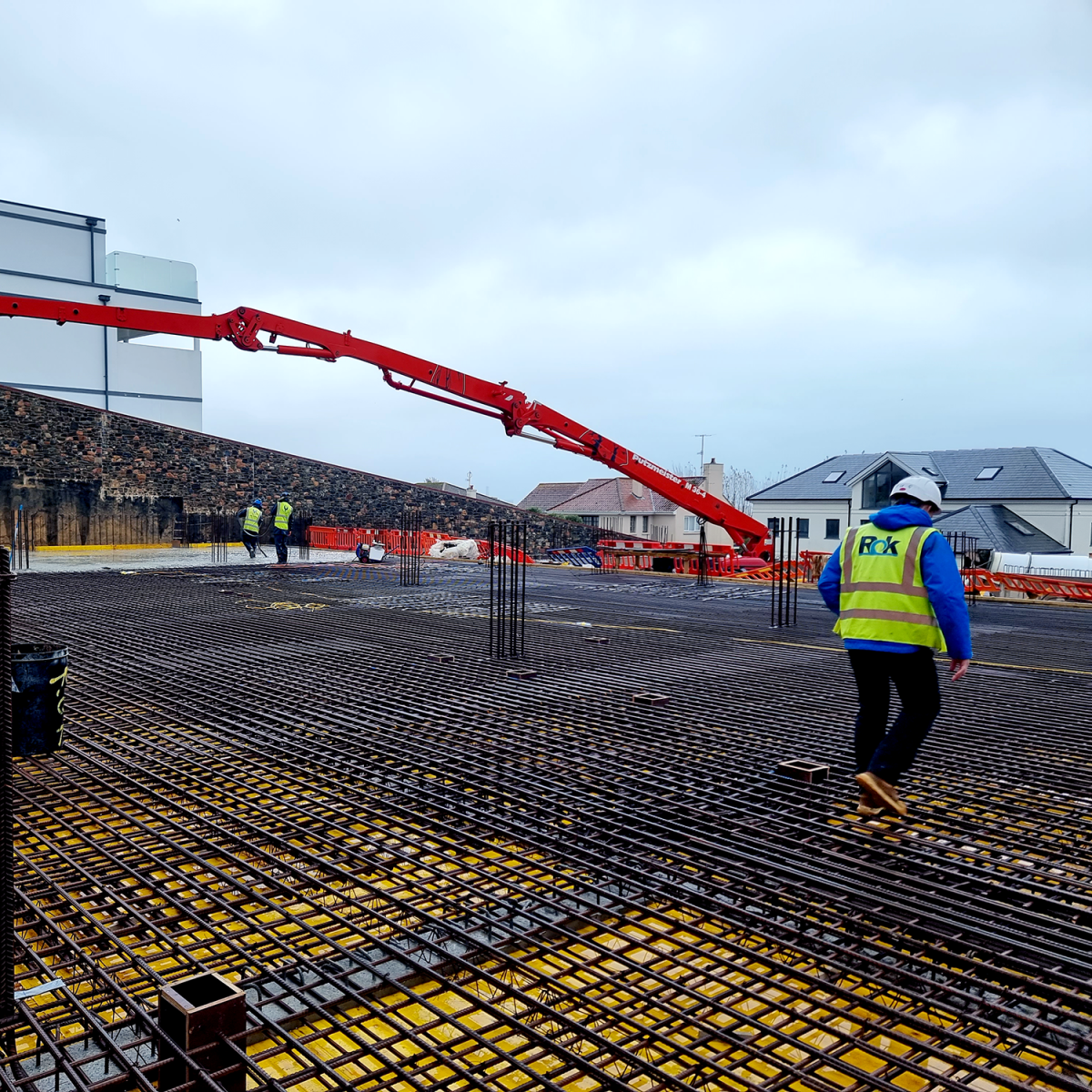 One of Rok's biggest concrete pours to date