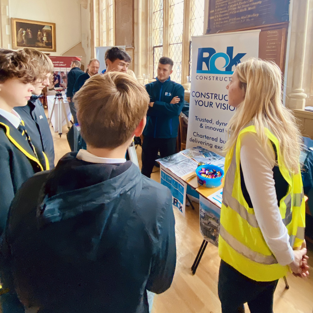 Rok team attends Victoria College Careers Fair