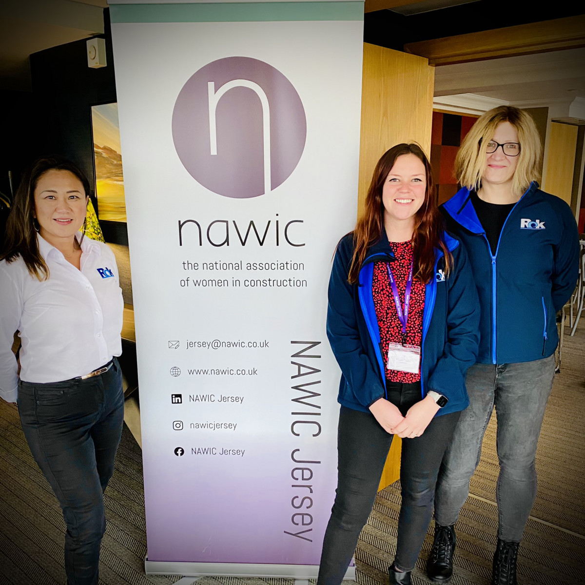 Rok team at NAWIC Jersey talk on embodied carbon