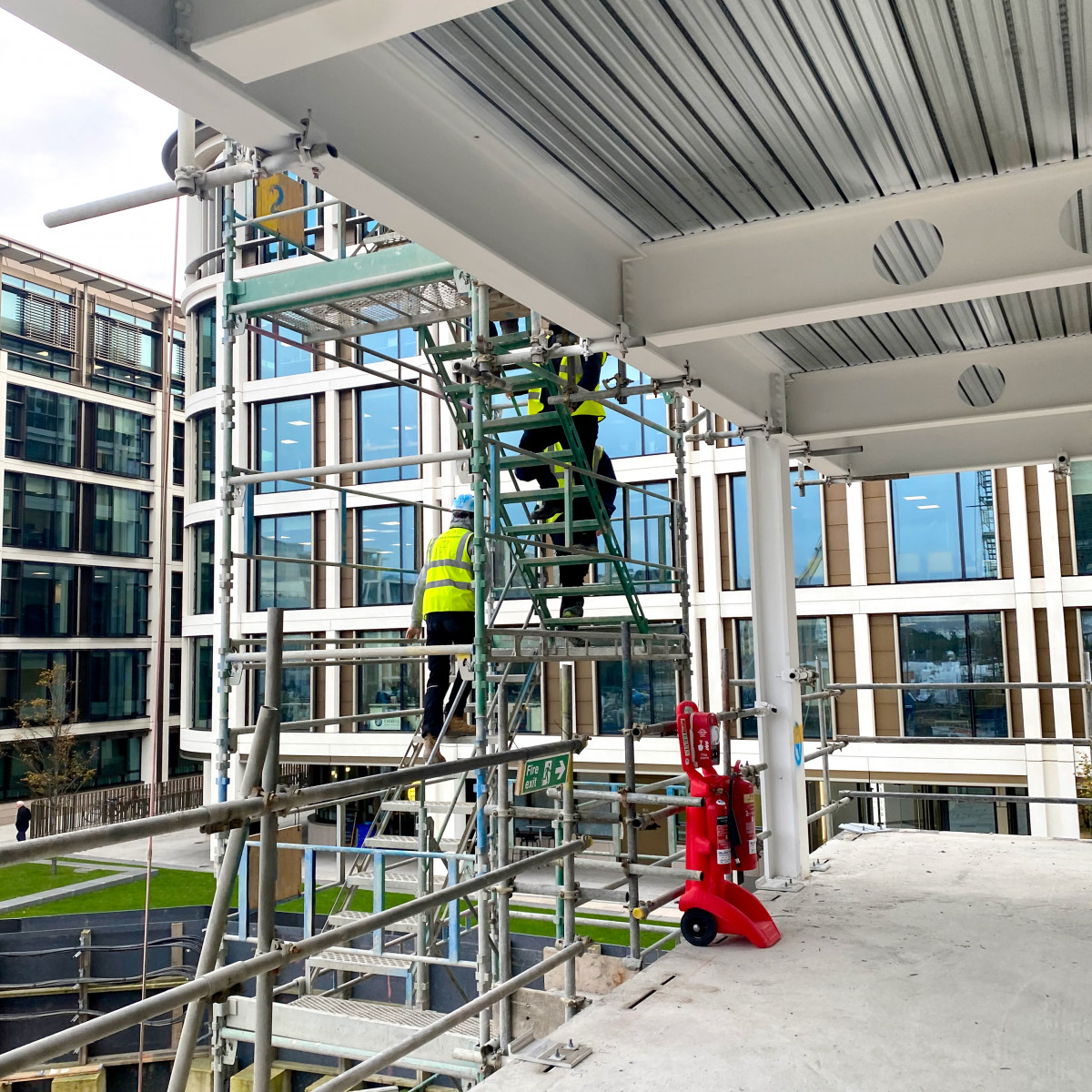 Eight Highlands students on work placements with Rok