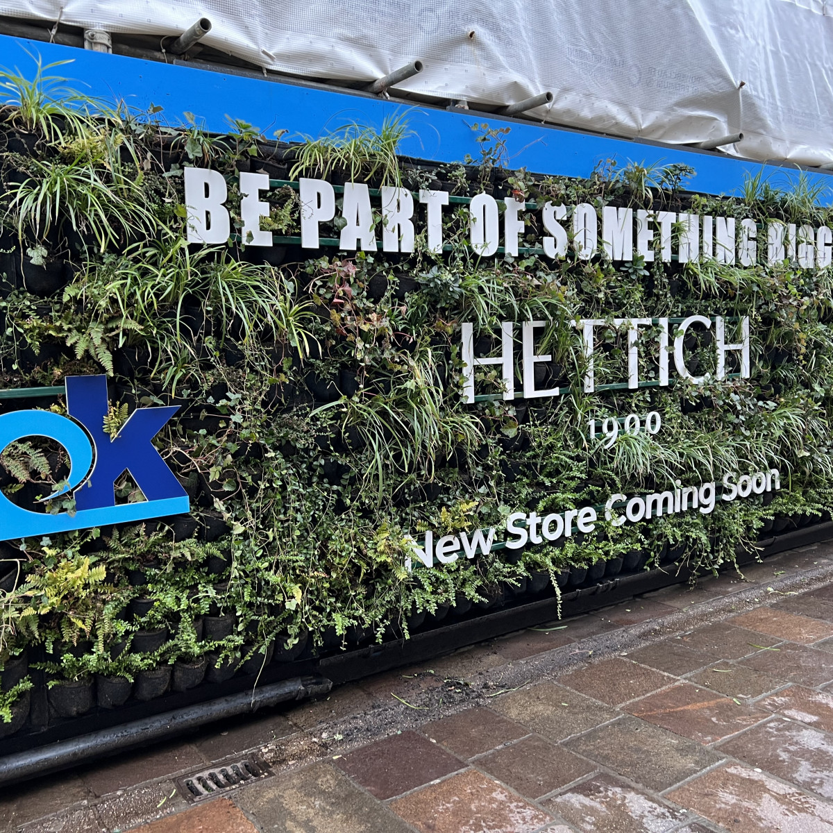 Green wall planting at Hettich